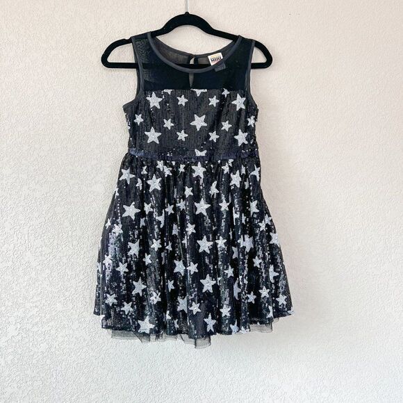 Harajuko Mini Sequin Star Dress,  Size 4/5 - Picture 1 of 5